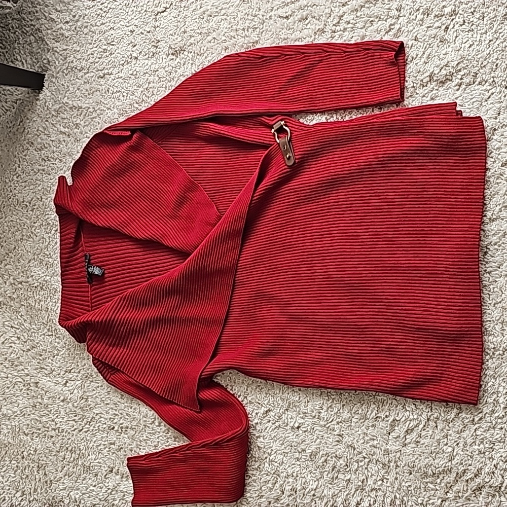 Lauren Ralph Lauren Sweater Wrap. Excellent Condition. RED SIZE 1X